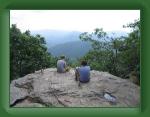 AmicalolaToUnicoi 025 * Justin and mike on blood mountain * 1600 x 1200 * (649KB)